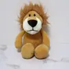 Juguetes de peluche de animales del bosque: elefante, mono, león, jirafa, cebra, tigre, lindos peluches