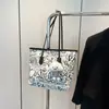 Bolsa Tote para Grafite de Grande Capacidade para Mulheres, Estilo Coreano, Nova Bolsa de Mão Versátil para o Dia a Dia, Bolsa de Ombro de Alto Valor para Mulheres