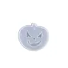 Molde de Resina de Cristal DIY Poppy Serie de Colgantes de Halloween Peculiares Calabaza Fantasma Etiqueta Molde de Silicona