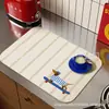 Alfombrilla de suelo Dopamina Transfronteriza de Amazon Dibujos Animados Lindos Entrada de Baño Puerta Cocina Barro de Diatomeas Absorbente Antideslizante Felpudo