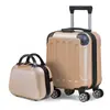 Equipaje al por mayor Maleta pequeña de 14 pulgadas Exquisita Ligera Cerradura de combinación Carrito pequeño Maleta de viaje de mano