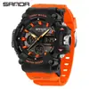 Marca Sanda Popular en Amazon Reloj Digital Estudiante Deportivo Reloj Digital Despertador Resistente al Agua Reloj Multifunción