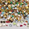 8mm Vintage Pequeno Feito à Mão DIY Bjd Mini Bronze Antigo 5 Botões Tecido Âncora Roupas de Boneca 746 Jinhua