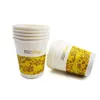 5988 Taza de Agua 9 oz Taza Desechable Taza de Papel Engrosada Hogar Oficina Negocios Logo Imprimible