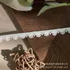 Em estoque Novo Lolita Bordado Solúvel Em Água Lace Leite Seda Único Lado Flor Onda Lace Lace Código De Barras