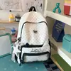 Mochila Escolar Fresca de Lunares Estilo Coreano para Chicas de Secundaria y Preparatoria, Mochila de Campus de Gran Capacidad de Nicho de Moda, Bolso Ligero de Doble Hombro