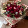 Papel de Presente Estilo Chinês Shangjin Beleza Eterna Papel Criativo de Alto Padrão Flor de Papel Embossada Papel de Presente para Buquê Materiais DIY