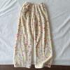 Calça de Pijama de Fleece Coral para Mulheres, Calça Longa de Pelúcia Engrossada de Inverno, Pijama com Bolsos Duplos, Calça de Flanela para Outono e Inverno