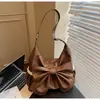 Moda Casual Retro 2026 Transfronteiriça Bolsa de Ombro/Axila com Laço Grande Capacidade Nova Bolsa Transversal para o Dia a Dia