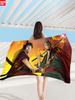 Toalla de Playa de Microfibra Fina One Piece Toalla de Baño Absorbente Estampada