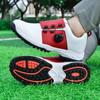 Nuevos Zapatos de Golf para Hombre y Mujer con Suela Anti-Rotura, Zapatos Cómodos, Transpirables, Impermeables, Antideslizantes, Resistentes al Desgaste con Cierre de Perilla