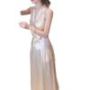 25515 Damei Ai Yuan Verano 2025 Nuevo Top de Gama Alta sin Mangas con Cintura Entallada y Pantalones Rectos de Pierna Ancha Elegante
