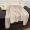 Cárdigan corto de punto de terciopelo de mapache para mujer, estilo holgado de otoño e invierno, suéter pequeño de lana para invierno, abrigo interior superior