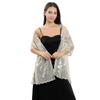 Nuevo chal bordado con lentejuelas de peonía para novia, dama de honor, vestido de novia, vestido de noche, chal femenino, comercio exterior transfronterizo al por mayor