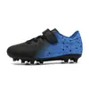 Zapatos de fútbol de velcro transfronterizos con tacos largos, versión de talla grande para niños y niñas, adolescentes, competición profesional y zapatos de fútbol de entrenamiento