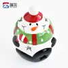 Manualidades para Candelabros Estilo Europeo Cerámica Pintada Personalizado Muñeco de Nieve Navideño Casa de Velas Hueca Serie Navideña Cerámica
