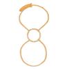 Venta caliente de Amazon joyería de pedrería tobillera simple francesa de tacón alto accesorios de alta calidad para fiesta tobillera