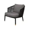 Sofá de Ratán para Exteriores, Muebles de Ocio para Patio, Silla de Ratán para Balcón Exterior, Resistente al Sol e Impermeable, Invernadero de Casa de Huéspedes, Juego de Muebles para Exteriores