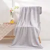 Toalla de Terciopelo Coral Rayada Absorbente Suave Engrosada Juego de Toallas Toalla Facial para Pareja Toalla de Baño de Uso Diario para Adultos