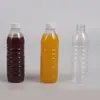 Botella de plástico transparente PET de grado alimenticio de 500 ml, botella para bebidas, botella de agua mineral, botella de jugo, botella desechable de poliéster