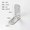 Suporte de Ângulo de Aço Inoxidável Suporte em L de 90 Graus Suporte de Prateleira Conector Reto para Móveis Suporte de Ângulo Fixo Espessado