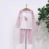Kalabenben25 Nova Roupa de Casa Infantil Primavera & Outono Algodão Modal Roupas de Outono e Calças Compridas Categoria a Conjunto Íntimo