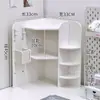 Estante Esquinero de Escritorio Estilo Ins Simple Escritorio Oficina Estante de Almacenamiento Multicapa Portalápices Caja de Almacenamiento Tablero Perforado