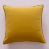 Funda de Almohada de Algodón de Color Sólido Lujo Ligero, Accesorio Práctico de Decoración para el Hogar, Juego Completo de Cojines de Mesita de Noche de Tamaño Grande para Sala de Estar