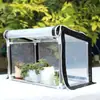 Invernadero Aislamiento Cobertizo Almacén Cifrado Duradero Calefacción Ventanas Reforzadas Estante para Cultivo de Flores Siembra de Verduras Frutal Metabo
