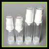 Botella de Muestra Pequeña de Vacío de 10 ml Botella de Viaje con Bomba Blanca de Pico de Pato Botella de Vacío de 10 ml Botella de Plástico para Prueba de Emulsión