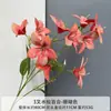 Flor de Narciso Flor de Lírio Simulação Flor Decorativa para Sala de Estar Casa Mesa de Jantar Decoração de Mesa Flor de Simulação Arte Floral Casamento Flor de Seda