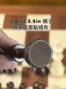 Piezas de Ajedrez de Madera Maciza, Juego de 32 Piezas, Piezas de Ajedrez de Madera Individuales, 2/3/ 3.5 pulgadas
