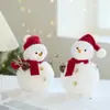 Nuevos productos transfronterizos en stock: Decoraciones navideñas, muñecos de muñeco de nieve de espuma de felpa, adornos de escritorio y arreglos para escaparates