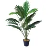 Plantas Artificiales Decorativas Grandes Transfronterizas, Plantas Simuladas para Paisajismo Interior, Combinaciones de Hojas de Palmera Abanico, Vegetación Artificial para Paisajismo