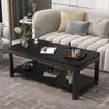 Mesa de centro multifuncional para apartamentos pequeños, marco resistente de acero al carbono, mesa de centro de almacenamiento para sala de estar fácil de montar, venta al por mayor