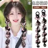 Hongxiu Selection - Trenza Larga de Burbujas Twist de Celebridad de Internet Trenza Femenina Cola de Caballo Alta Juguetona y Linda Trenza Linterna Natural