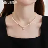 Colar Shijia de Miçangas de Milho Torcidas em Camada Dupla, Corrente para Clavícula, Luxo Leve, Sensação de Alto Padrão, Acessórios que Não Desbotam, Colar Feminino, Que Não Desbota