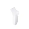 Meias Femininas Curtas, Algodão Puro, Estilo Fino de Verão, Novo Modelo Popular, Antibacterianas, Resistentes a Odores, Primavera e Outono, Meias Brancas, Cano Médio, Meias de Cor Sólida