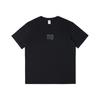 Camiseta de Manga Curta Estampada com Letras para Mulheres Verão Novo Estilo Manga Curta Casual Solta Algodão Gola Redonda Manga Meia Manga Camiseta para Mulheres