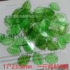 Plástico Acrílico Transparente Folhas Pequenas Árvore Verde Folha Acessórios Coringa DIY Acessórios para Joias Feitos à Mão