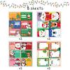 Pegatinas de Regalo de Navidad, Pegatinas de Sellado, Pegatinas de Etiqueta, Pegatinas para Sobres, Regalos para Fiestas Navideñas, Pegatinas de Decoración Navideña