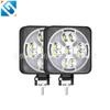 Luz de Trabajo LED para Coche Transfronteriza Mini Cuadrada 27W Trébol de Cuatro Hojas Dos Tonos con Luz Auxiliar Intermitente Luz de Inspección
