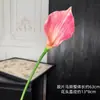 Flores de lírio-calla artificiais grandes, flores falsas de alta qualidade, adereços de casamento, decoração de sala de estar, atacado do fabricante