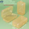 Caixa Plástica Pequena para Palitos de Fio Dental, Caixa Personalizada para Embalagem de Escovas Interdentais, Caixa de Armazenamento de Fio Dental Tamanho Família 50/100