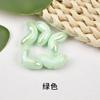 Color Sólido Arce Acrílico Hoja Anti-Rayaduras Carcasa de Color Agujero Pasante Cuentas Invierno DIY Joyería Cadena de Teléfono Móvil Accesorios Venta al por Mayor