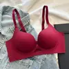 Nuevo Sujetador Levanta Busto Rojo Año del Zodiaco para Mujeres con Pecho Pequeño, Soporte Push-Up para Prevenir la Flacidez, Reducción Mamaria Auxiliar, Sin Aros, Sujetador sin Marcas