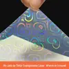 Papel para impressão jato de tinta a4 transparente colorido adesivo laser adesivo Amazon adesivo de vinil papel de etiqueta à prova d'água fabricante