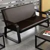 Sofá de Oficina y Mesa de Café Set Sofá Simple para Oficina de Negocios Sofá Pequeño para Apartamento Habitación de Alquiler Sofá Casual para Recepción