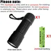 Lanterna Portátil Mini Nove Contas de Lâmpada XPE Iluminação Forte Usando 3 Pilhas AAA Bolso Outdoor Lanterna de Emergência Presentes para Crianças