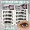 Gran Capacidad Nuevo Estilo Chino Perro Zorro Pestañas Libro Segmentadas Artificiales Nueve Colas Zorro Pestañas Postizas Daji Imitación Maquillaje Modelo Popular